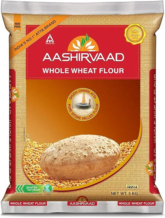 Aashirvaad Whole Wheat Flour 5Kg