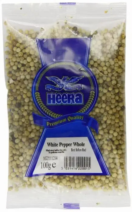 White Pepper Whole 100g
