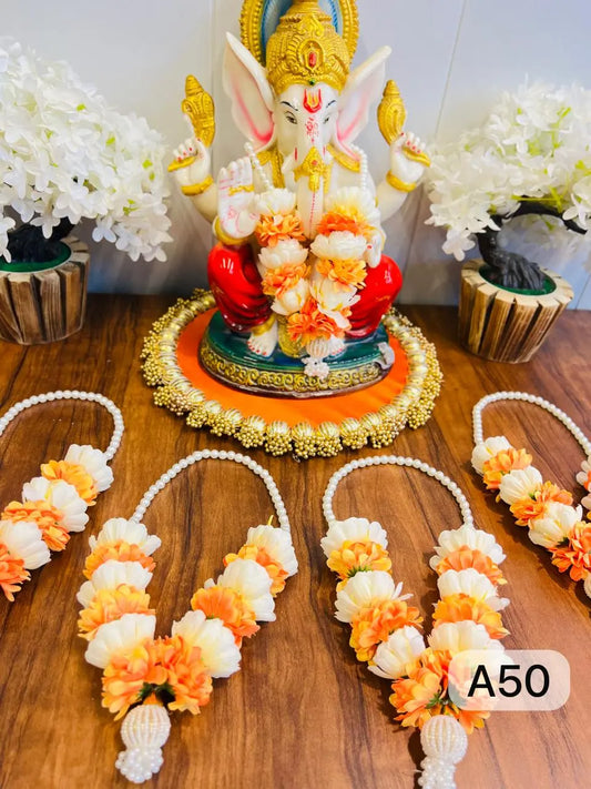 Artificial Flower Mala For Lord