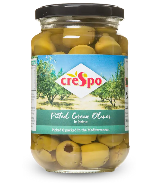 Pitted Green Olives 90g