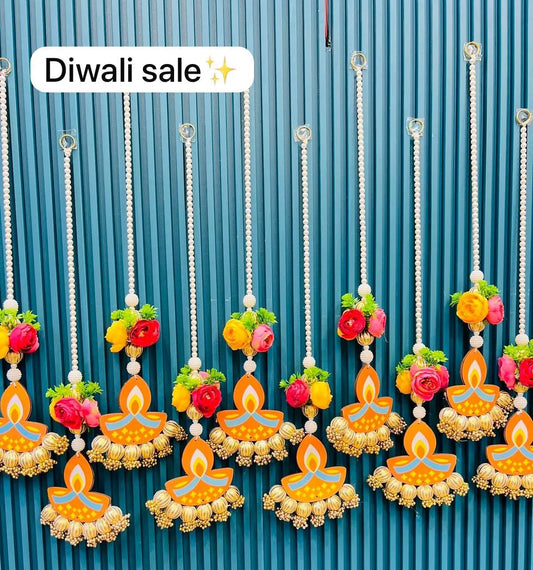 Decorative Diya Hangings For Diwali - £4 Each