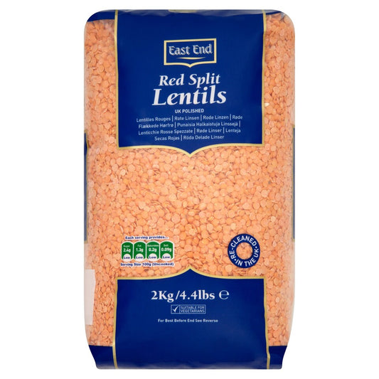 East End Red Split Lentils 1Kg