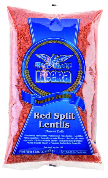 RED SPLIT LENTILS 1 KG